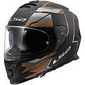 casco ff800 storm ii tracker matt nero / gold nero dorato xxl