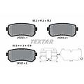 textar set di pastiglie freno 2529201 posteriore