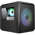 qbo 8 evo nero micro atx usb3 200+120mm argb fan card reader 3x trasp window