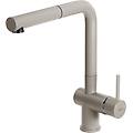 mkkstp95 miscelatore cucina con doccetta estraibile rubinetto monocomando lavello colore champagne