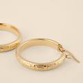 orecchini a cerchio toujours oro giallo collezione toujours oro giallo