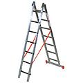 leroy merlin scala a sfilo genia 2 rampe in alluminio 2 x 7 gradini portata massima 150 kg en 131