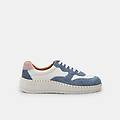 sneaker in suede da donna blu