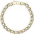 bracciale uomo oro giallo bianco gl101593