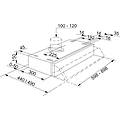 cappa integrata step fsi 632 grigio