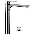 miscelatore monocomando infinity i 10l per lavabo alto con scarico click-clack
