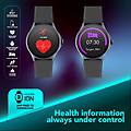 smartwatch ion pro round-nero