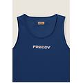 canotta tecnica con girospalla ampio e taglio regular navy peony donna extra large