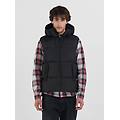 gilet imbottito con cappuccio