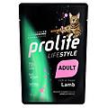 lifestyle gatto adult umido 85 gr agnello confezione da 12 pezzi cibo monoproteico gatto spedizione