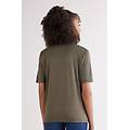 maglia manica corta in elevated cotton donna marrone taglia s
