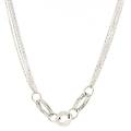 collana donna oro bianco gl100308