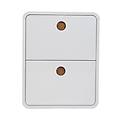 scarpiera 2 porte bianco lucido e frassino kopen