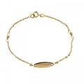 bracciale per bambini in oro giallo 803321730051