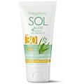 bottega verde sol aloe acido ialuronico crema solare viso super idratante con succo di aloe