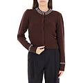 cardigan con strass