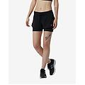 pantaloni corti impact run 2in1 nero grigio donna l