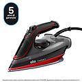 - ferro a vapore texstyle 5 si5057rd-rosso nero
