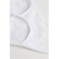 fantasmini in cotone con fascetta di silicone grip uomo bianco taglia 44-45