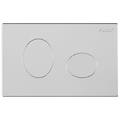 placca eco ellisse ad incasso bianca satinata 280x180mm