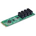 scheda di rete 4p-sata-m2-adapter m. 2 pcie 3. 0 6gbps 4 porte sata hot-swap trim