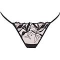 persephone slip trasparente/nero