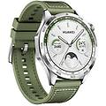 watch gt 4 bluetooth gps nfc 46mm amoled verde acciaio inox resistenza acqua 5atm