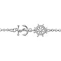 bracciale gentleman argento rodiato collezione gentleman bianco