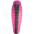 sacco a pelo mummia professionale 3-4 stagioni (300 gsm) rosa