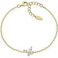 bracciale con charms fissi donna argento 925 gioiello petali brbutgbb