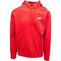 cappuccio sportswear club fleece. rosso. uomini