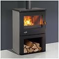 - stufa a legna in ghisa 8 5kw grigio argento 362113grisarg