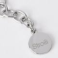bracciale lady chic acciaio bicolore bianco / rosa cristallo collezione lady chic bicolore bianco /