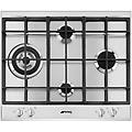 p261xgh piano cottura a gas 4 zone griglie in ghisa 60 cm acciaio inox