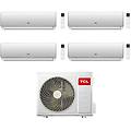 climatizzatore condizionatore inverter quadri split elite f2 serie sn f2s0 9+9+9+12 btu con mt4250