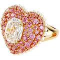 Swarovski Anello Cristalli Gioiello Donna Hyperbola 5690057