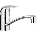 miscelatore lavello euroeco cromo bocca bassa cartuccia ceramica ø 35 mm 32750000
