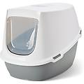 toilette per gatti savic robin jumbo grigio chiaro / bianco