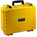 bandw international type 5000 custodia rigida per fotocamere da esterni con imbottitura giallo