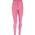 pantaloni push up wr. up skinny vita alta con zip similpelle pink cosmos donna extra small