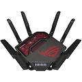 rog rapture gt-be19000 router wireless multi-gigabit ethernet tri-band (2 4 ghz/5 ghz/6 ghz) nero