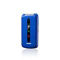 cellulare 2sim flip attivo president blue-viola
