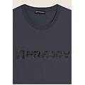 t-shirt con logo sfumato stampato al centro turbulence uomo small