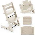 kit tripp trapp con cuscino eco e baby set 2 vanilla white beige timber eco vanilla white beige