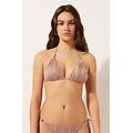 triangolo imbottiture estraibili costume shiny satin donna rosa chiaro 5
