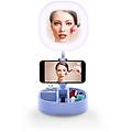selfie ring mirror universale azzurro