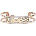 bangle lady message acciaio rosato disney e cristalli collezione lady message rosa