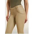 pantaloni push up wr. up 7/8 superskinny similpelle ecologica olive donna large