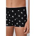 boxer in cotone elasticizzato stampato uomo nero tamaño s