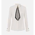 camicia con foulard